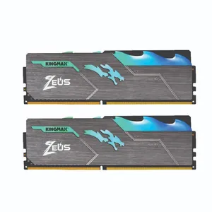 رم دسکتاپ DDR4 دو کاناله 3200 مگاهرتز CL16 کینگ مکس مدل Zeus Dragon RGB ظرفیت 32 گیگابایت