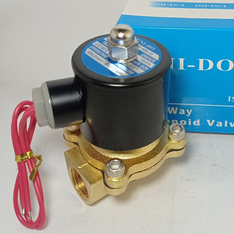 شیر برقی یونیدو مدل 2w-160-15-1/2 شیر برقی یونیدو مدل 2w-160-15-1/2