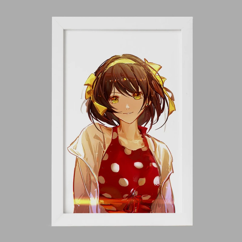 تابلو خندالو مدل هاروهی انیمه ناپدید شدن هارومی سوزومیا The Disappearance of Haruhi Suzumiya  کد 23105