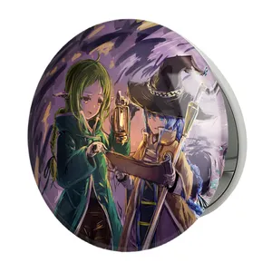 آینه جیبی خندالو طرح روکسی و سیلفیت انیمه موشوکو تنسی مدل تاشو کد 24104 