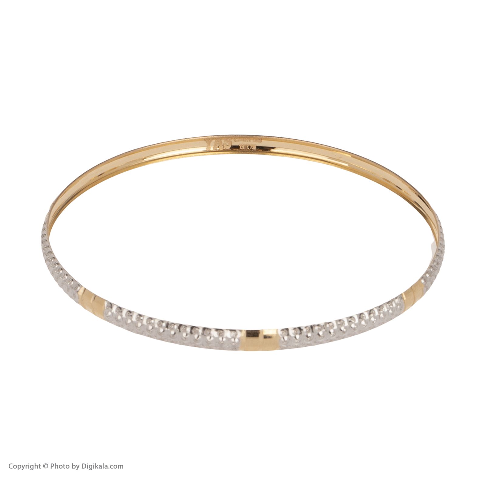 دستبند طلا 18 عیار زنانه مدیسا مدل B3019 -  - 4