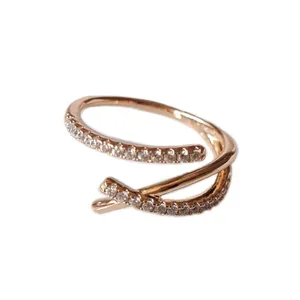 انگشتر زنانه ژوپینگ مدل نیمه باز