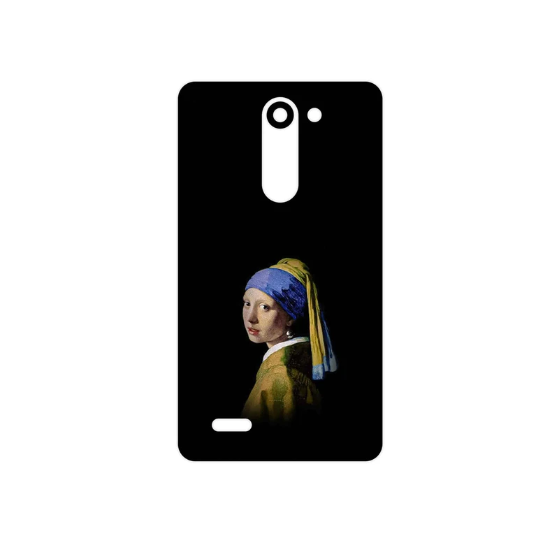 برچسب پوششی ماهوت مدل Girl with a Pearl Earring of Vermeer مناسب برای گوشی موبایل ال جی L Bello