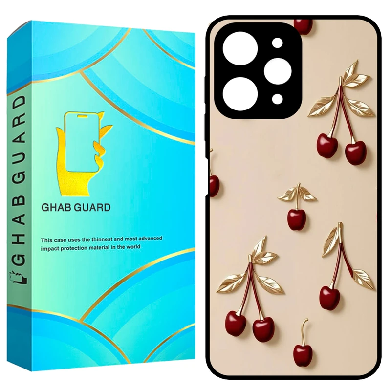 کاور قاب گارد طرح گیلاس مدل GCHPR12 مناسب برای گوشی موبایل شیائومی Redmi 12 4G / Redmi 12 5G / Poco M6 Pro 5G