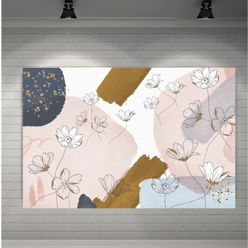 پوستر طرح مینیمال مدل گل کد BK1620