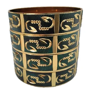النگو زنانه مدل هندی کد glsr-21900 مجموعه 4 عددی