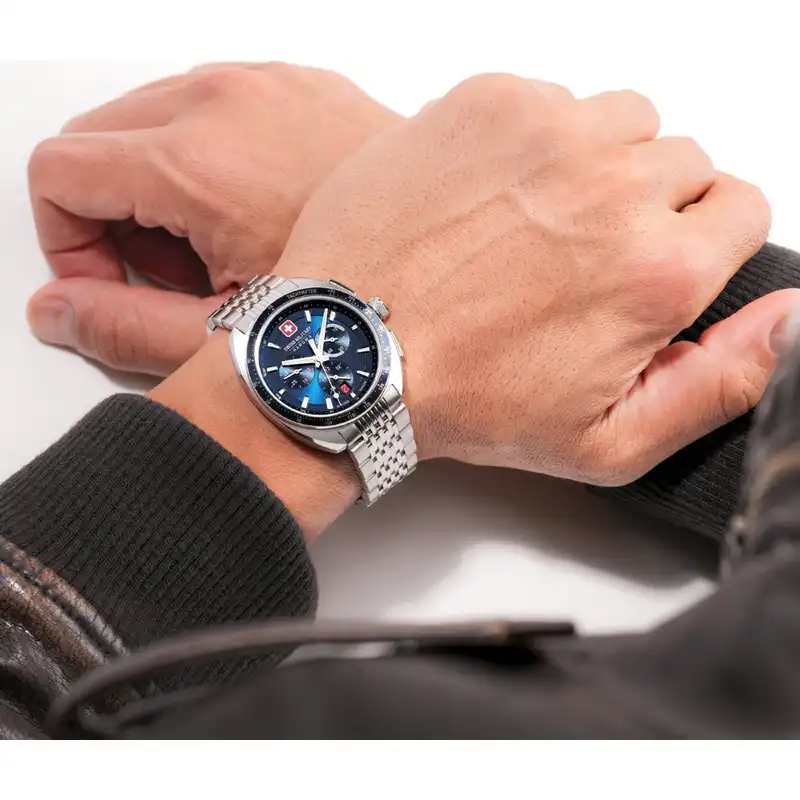 ساعت مچی عقربه‌ای مردانه سوئیس میلیتاری هانوا مدل SMWGI0003303