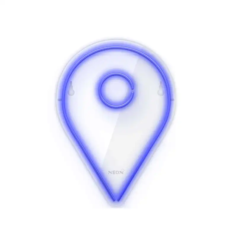 چراغ دیواری نئون دیزاین طرح Location_BL