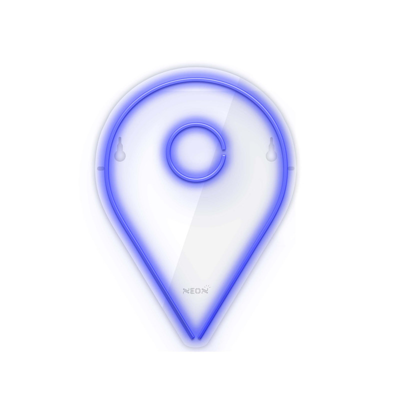 چراغ دیواری نئون دیزاین طرح Location_BL