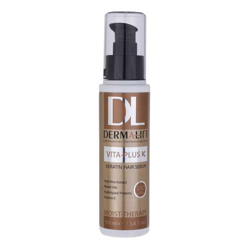 سرم مو درمالیفت مدل VITA PLUSK مناسب برای موهای کراتینه حجم 100 میلی لیتر