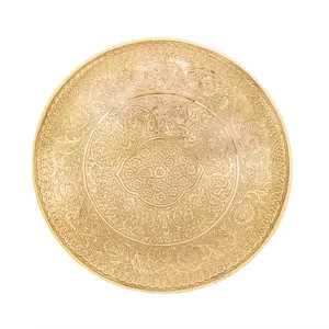 شکلات خوری قلمزنی برنزی مدل نیم پایه طرح تیوا کد 5895