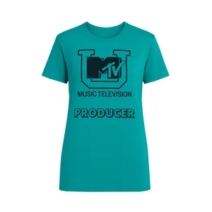 تی‌شرت آستین کوتاه راحتی زنانه مدل دریا