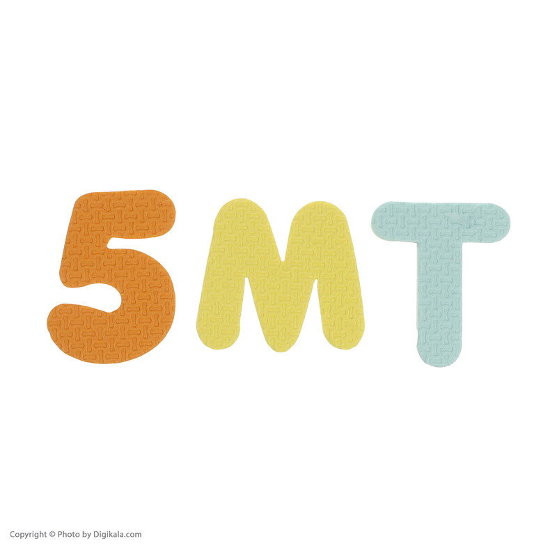 پازل 36 تکه بافوم طرح حروف و اعداد لاتین کوچک مدل فومی