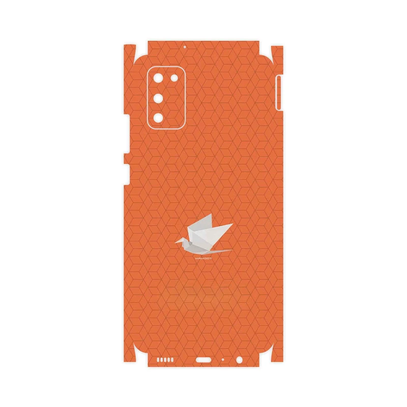 برچسب پوششی ماهوت مدل Minimalist origami bird-FullSkin مناسب برای گوشی موبایل سامسونگ Galaxy A02S