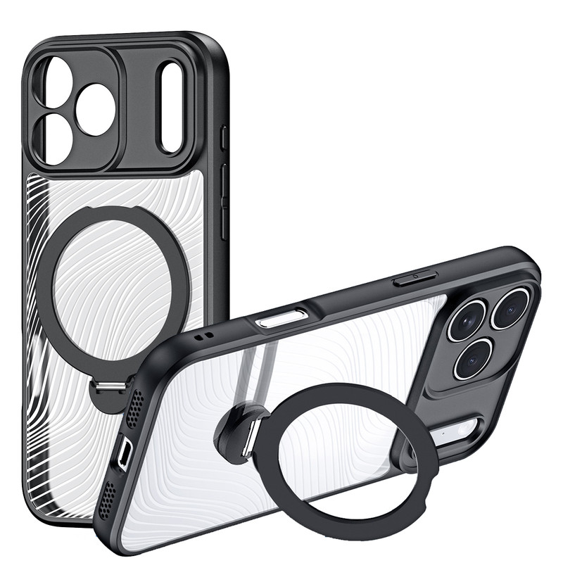کاور بادیگارد مدل Wave Stand مناسب برای گوشی موبایل اپل iPhone 17 Pro 