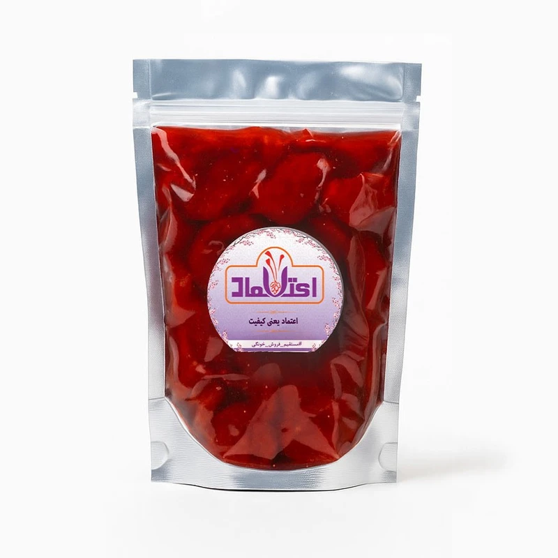 ترشک زردآلوقرمز اعتماد-800 گرم