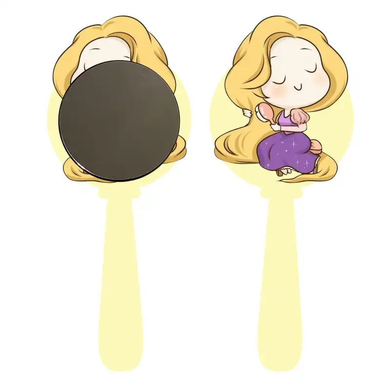 آینه آرایشی مدل دختر کد 01