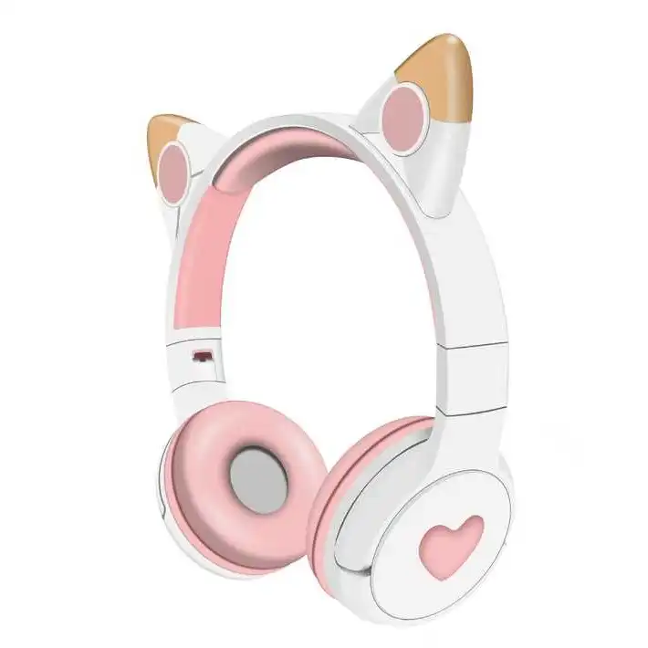 هدفون بلوتوثی طرح گربه ای مدل KT-59