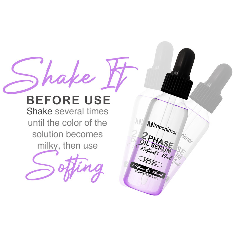 سرم دوفاز تقویت کننده ناخن مونیمار مدل نرم کننده حجم 30 میلی لیتر