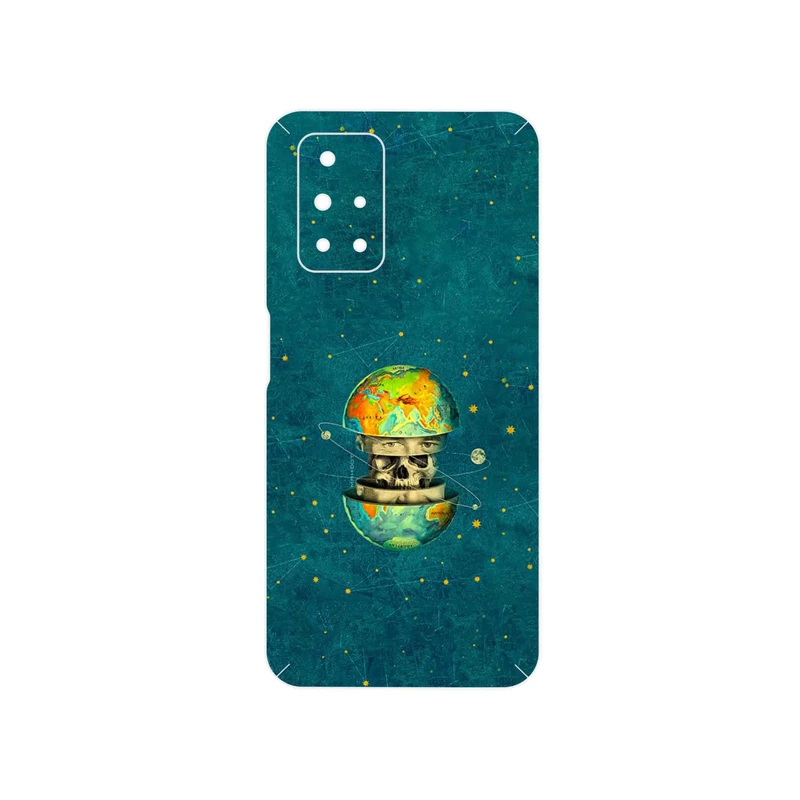 برچسب پوششی ماهوت مدل Collage of Earth Face مناسب برای گوشی موبایل شیائومی Redmi 10 Prime