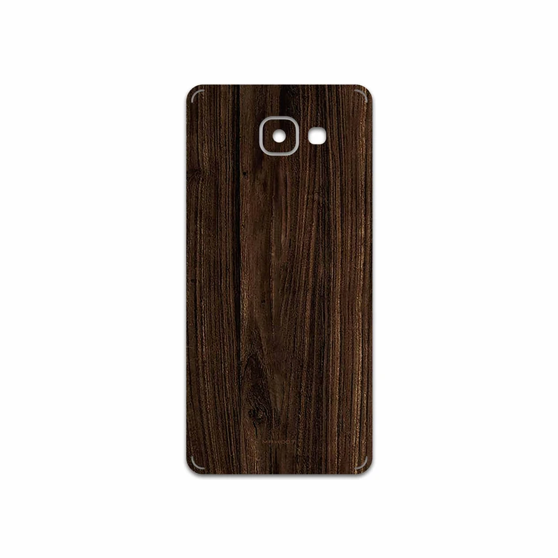 برچسب پوششی ماهوت مدل Dark Walnut Wood مناسب برای گوشی موبایل سامسونگ Galaxy A7 2016