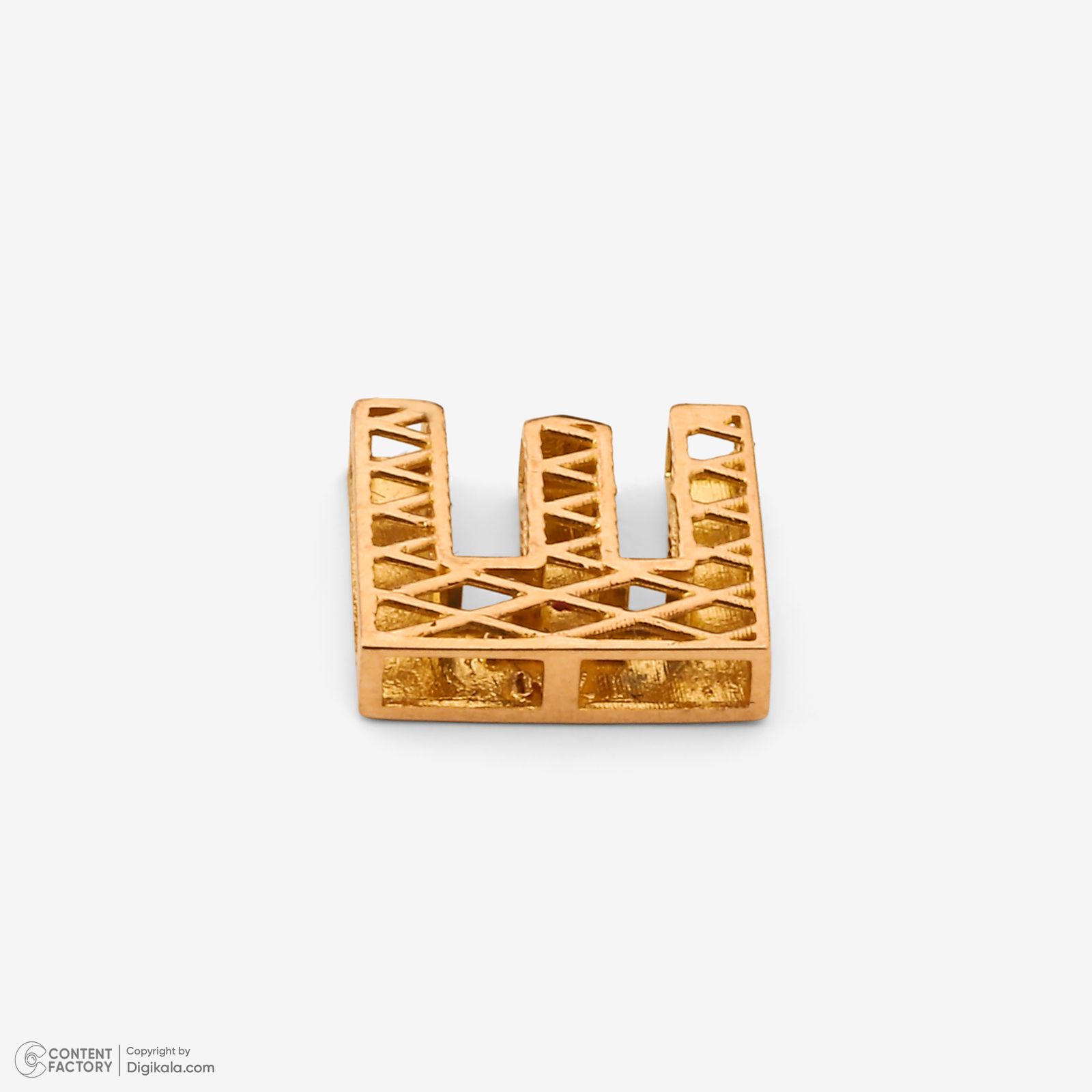 آویز گردنبند طلا 18 عیار زنانه مایا ماهک طرح حرف E کد MM2142 -  - 3