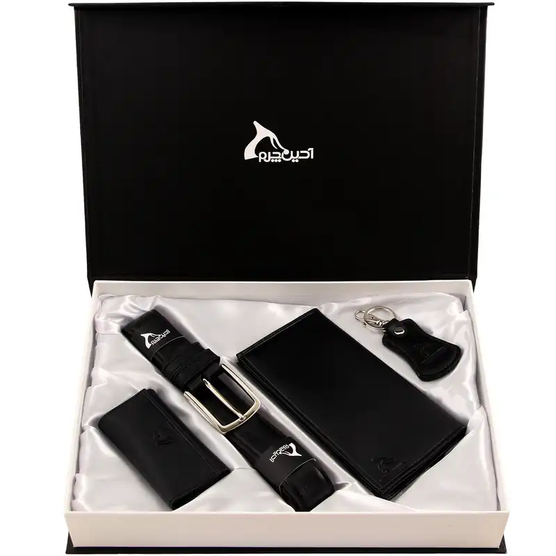 ست هدیه مردانه چرم بارز مدل DS18+G1