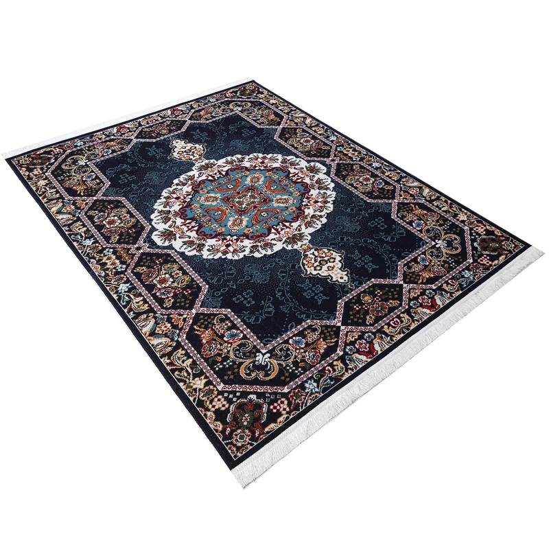 عکس شماره 2 : گلیم ماشینی دنیای فرش مدل هالیدی کد 1204