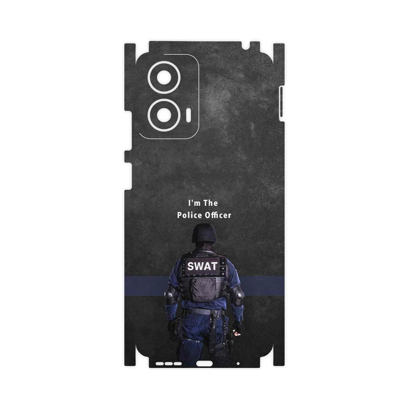 برچسب پوششی ماهوت مدل Police Officer-FullSkin مناسب برای گوشی موبایل موتورولا Moto G24