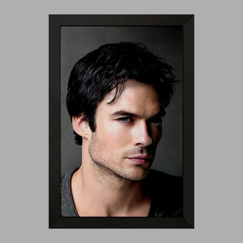 تابلو خندالو مدل دیمون سالواتوره خاطرات یک خون آشام  The Vampire Diaries  کد 23669