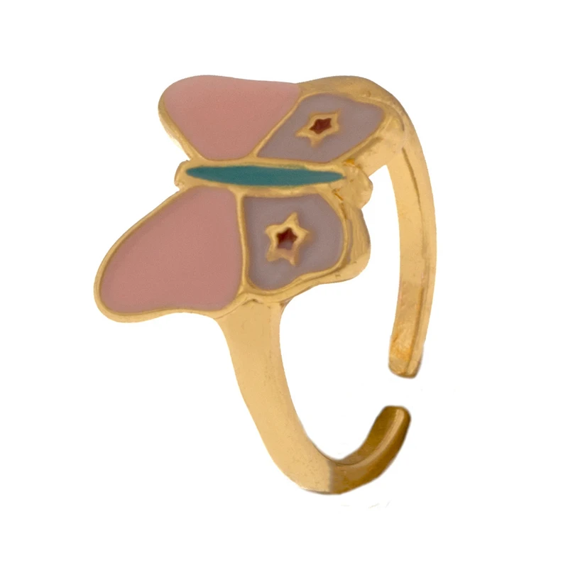 انگشتر زنانه برانت طرح پروانه فانتزی