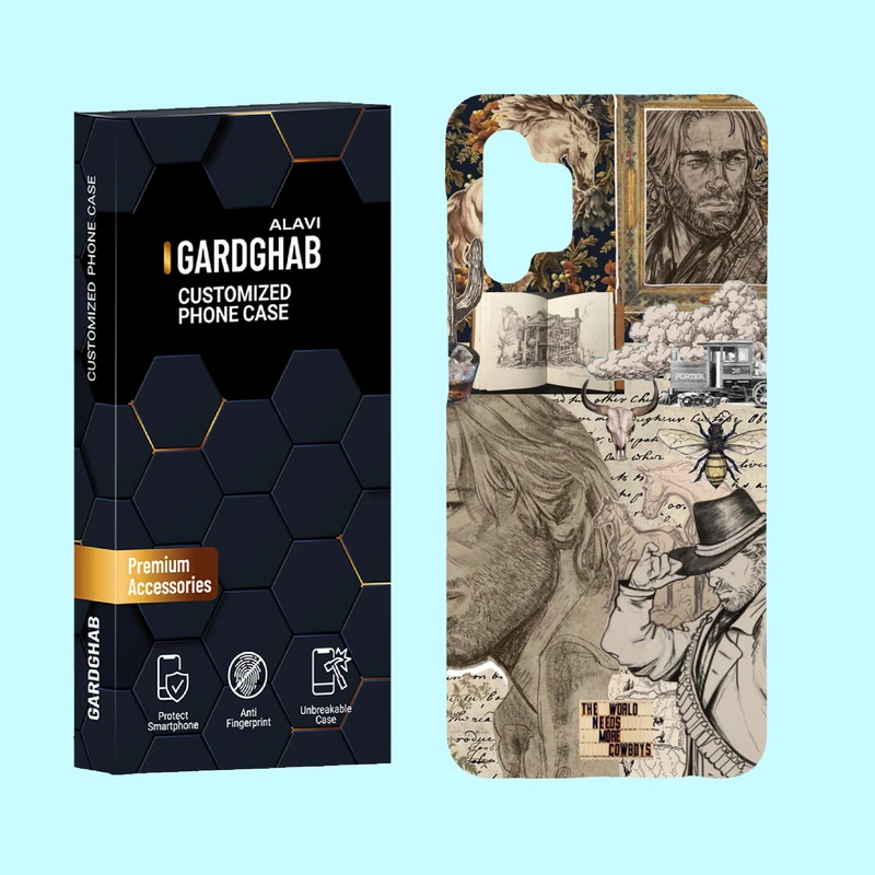 کاور گارد قاب علوی مدل هنری مناسب برای گوشی موبایل سامسونگ Galaxy A32 5G / M32 5G