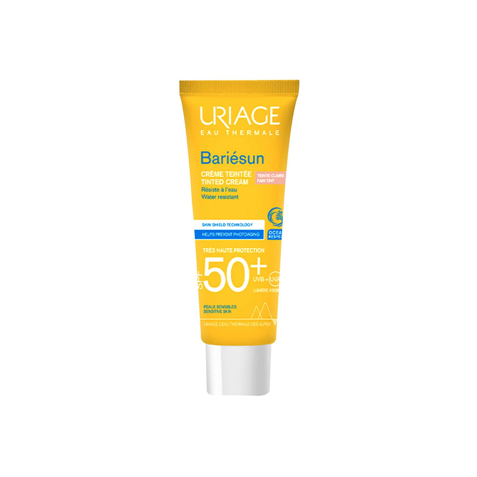 کرم ضد آفتاب رنگی اوریاژ SPF50 مدل Bariesun مناسب پوست حساس حجم 50 میلی لیتر -  - 3