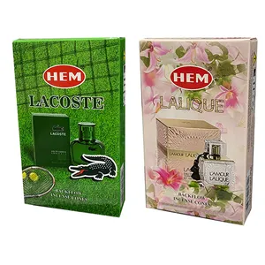 عود هم مدل آبشاری رایحه لالیک و لاکوست دو بسته 10 عددی