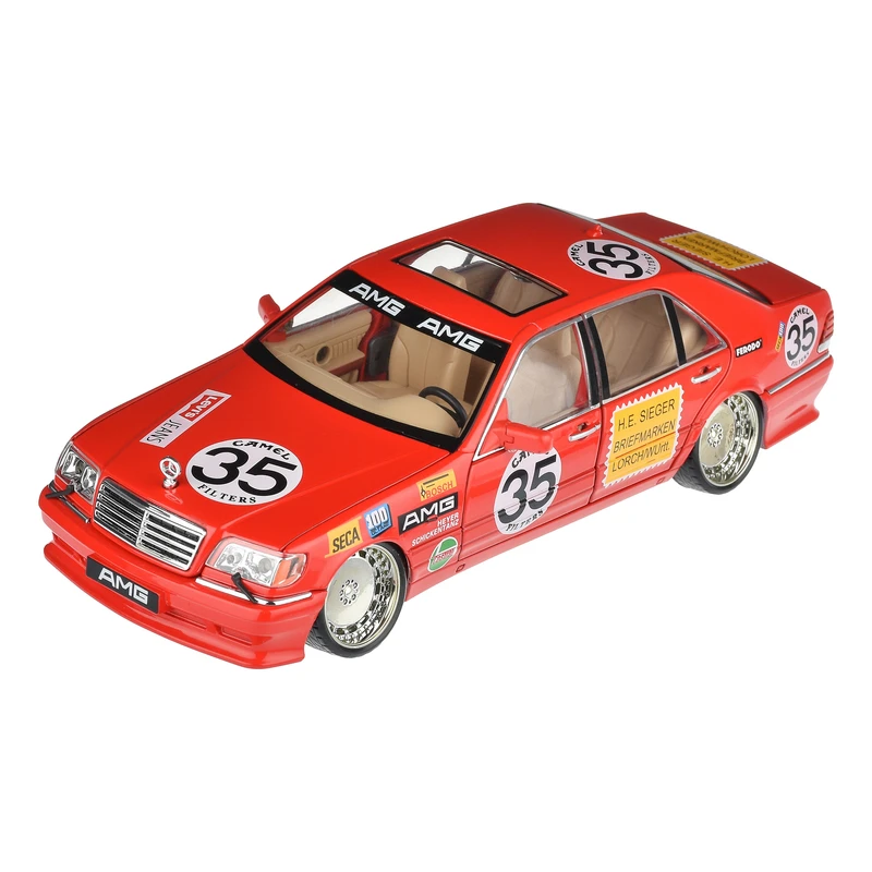 ماکت ماشین ناب سل مدل مرسدس بنز فلزی موزیکال amg 300 به همراه جاسوییچی