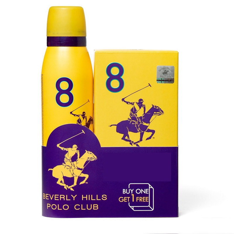 ادوپرفیوم زنانه بورلی هیلز پولو کلاب مدل نامبر ایت حجم 50 میلی لیتر به همراه اسپری بدن حجم 150 میلی لیتر