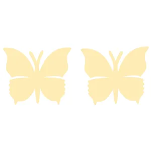 گوشواره طلا 18 عیار زنانه الن نار طرح پروانه مدل N5170
