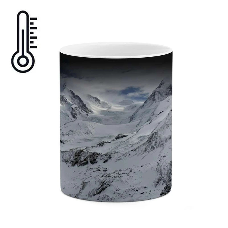 ماگ حرارتی کاکتی مدل منظره برفی کد mgh14857