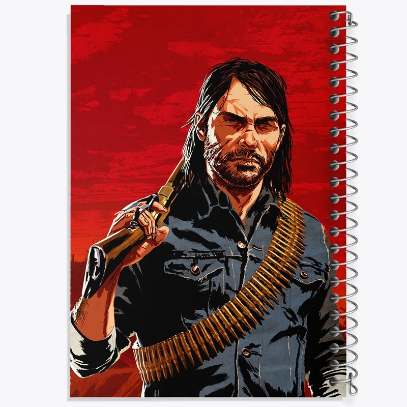 دفتر مشق 50 برگ خندالو طرح بازی رد دد (Read dead) کد F742