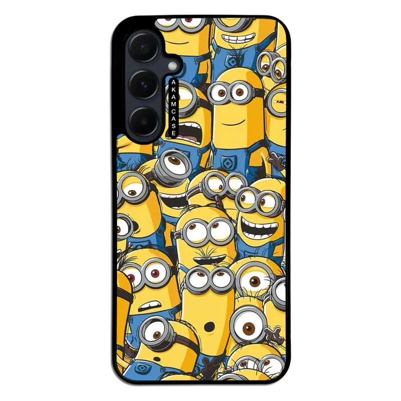 کاور آکام مدل AMC-WSGA55-MINIONS13 مناسب برای گوشی موبایل سامسونگ Galaxy A55