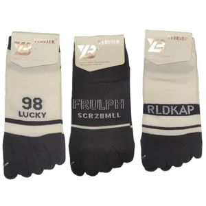 جوراب ساق کوتاه زنانه مدل انگشتی بسته 3 عددی