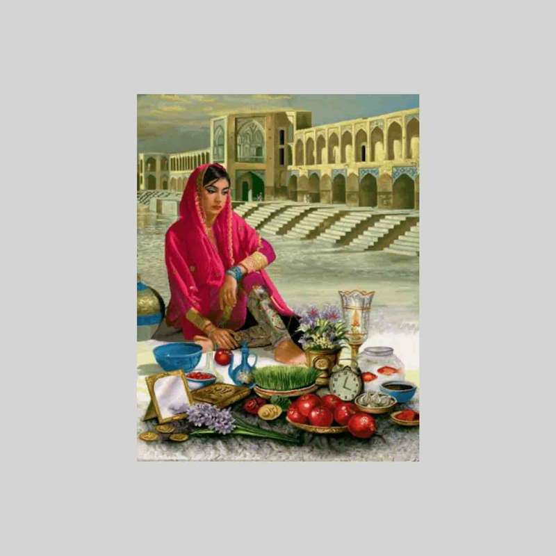 کارت پستال رادکس طرح تبریک سال نو مدل S808