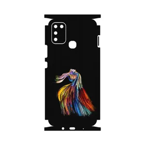 MAHOOT Rainbow Hair Digital Art-FullSkin Cover Sticker for Infinix Hot 10 Play