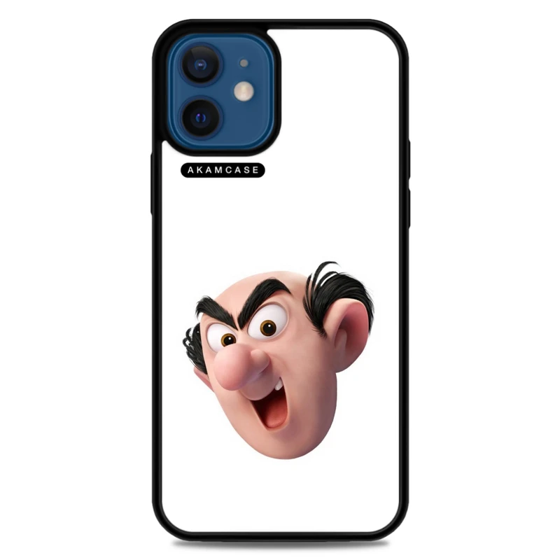 کاور آکام مدل AMC-WA12M-SMURFS-14 مناسب برای گوشی موبایل اپل iPhone 12 Mini