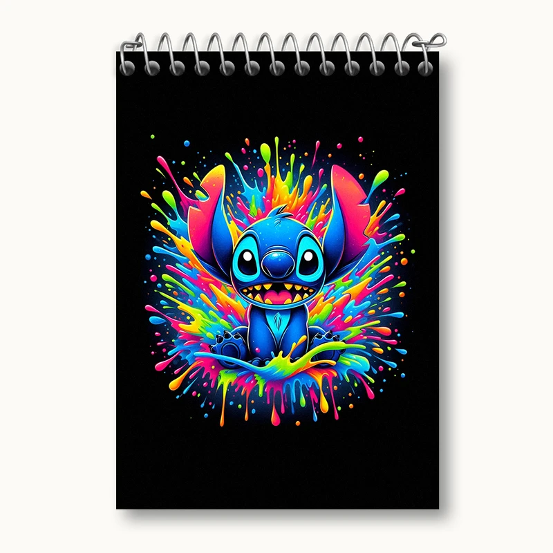 دفتر یادداشت 50 برگ خندالو طرح استیچ (Stitch) کد N3379