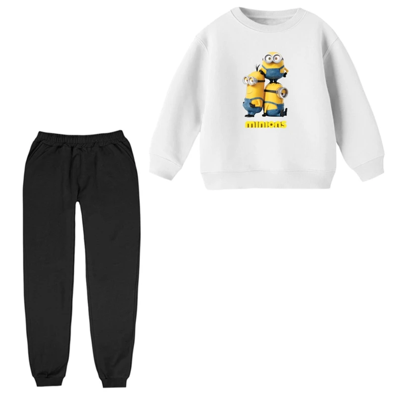 ست سویشرت و شلوار راحتی بچگانه مدل مینیون کد ۷  