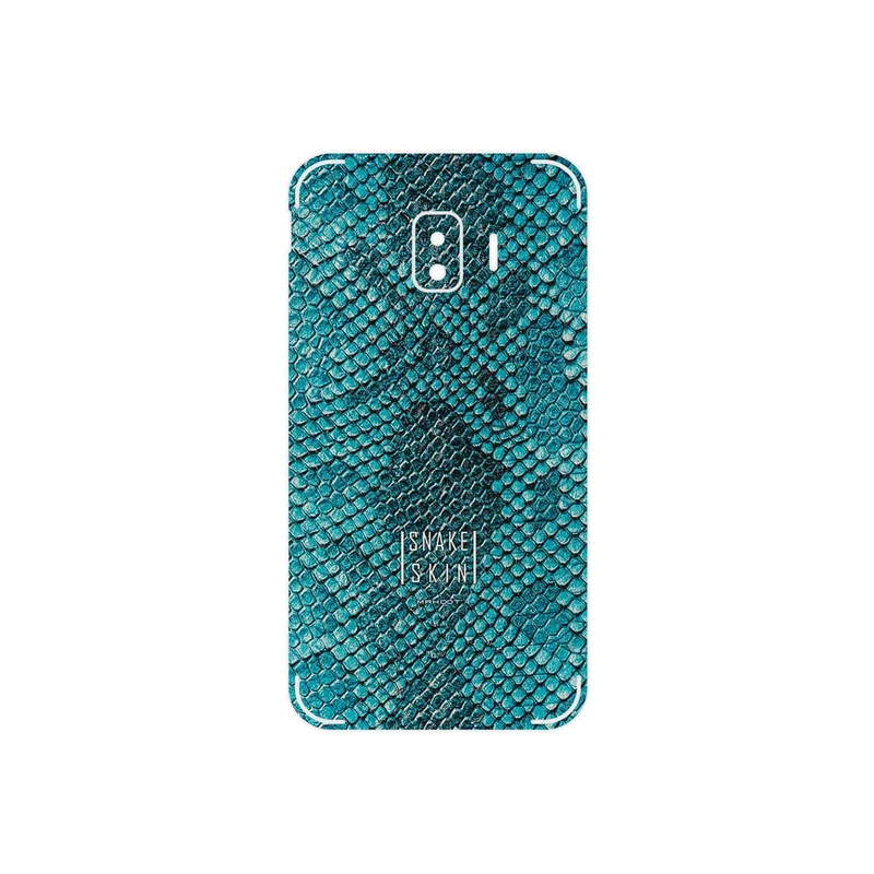 برچسب پوششی ماهوت مدل Blue Snake Skin مناسب برای گوشی موبایل سامسونگ Galaxy J2 Core