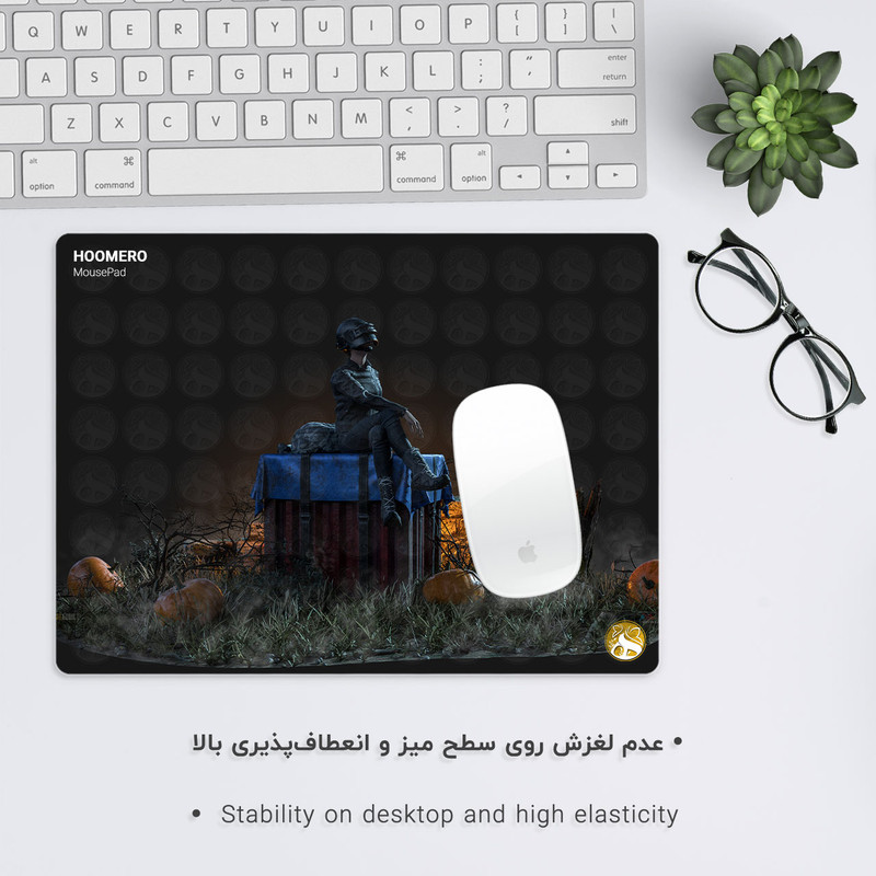 ماوس پد هومرو مدل A3597 طرح بازی PUBG 2
