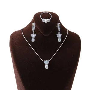  نیم ست نقره زنانه بازرگانی میلادی کد NTR_225