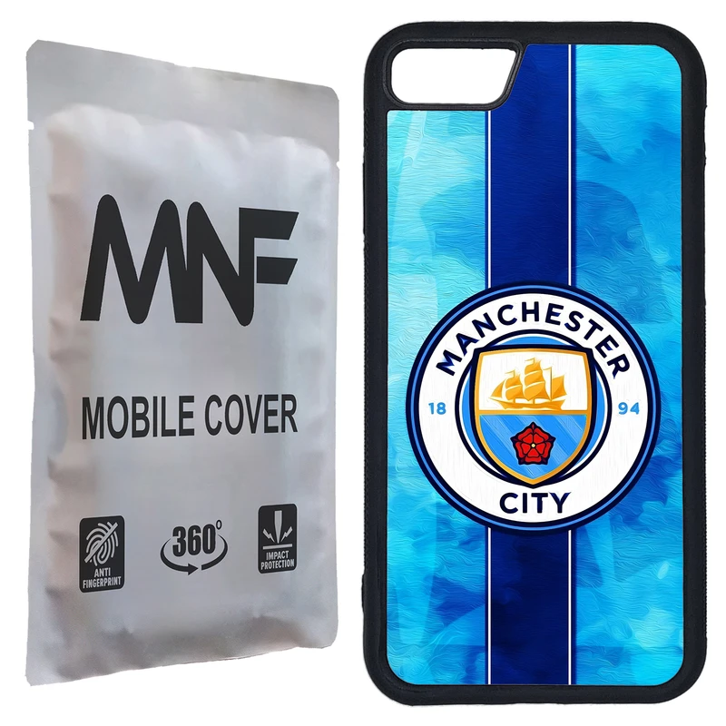کاور ام ان اف طرح تیم Manchester City کد P-235 مناسب برای گوشی موبایل اپل iPhone SE 2020 / SE 2022